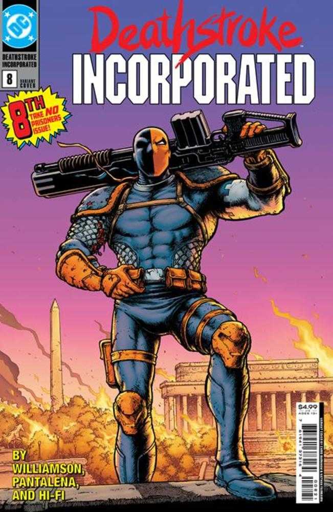 Deathstroke Inc #8 Cover B Chris Burnham Card Stock Variant (Shadow War) | Odin's Place
