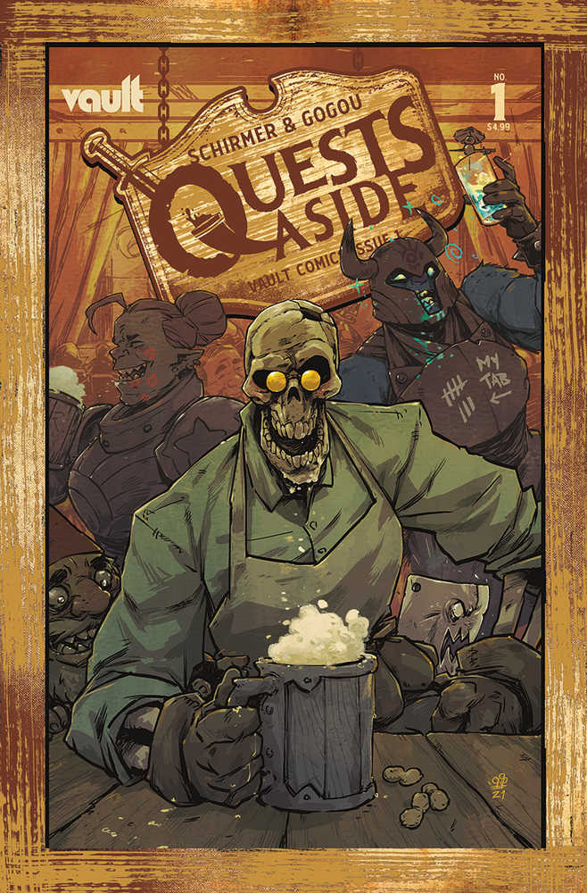 Quests Aside #1 Cover B Dialynas | Odin's Place