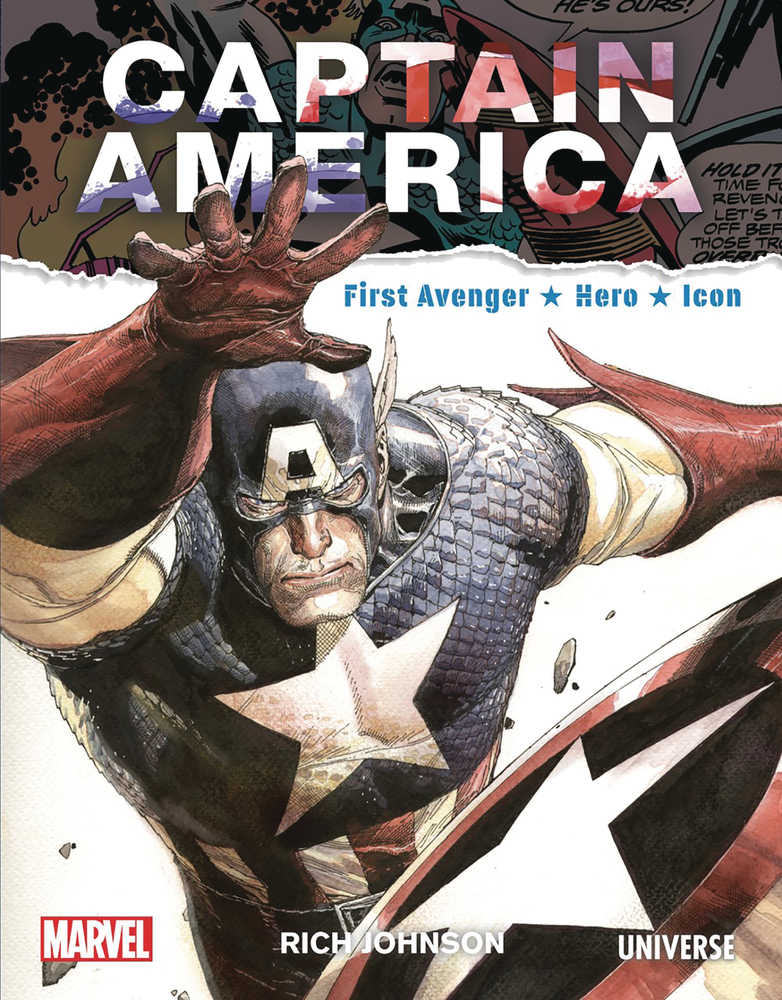CL Captain America First Avenger Hero Icon Hardcover | Odin's Place