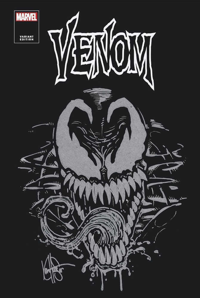 Df Venom #1 Blank Haeser Signed & Silver Sketch | Odin's Place