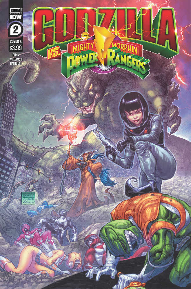 Godzilla vs Mmpr #2 (Of 5) Cover A Freddie Williams II | Odin's Place