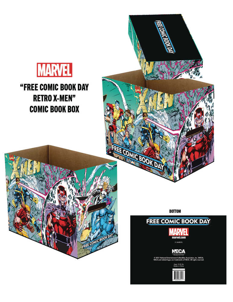 Free Comic Book Day 2022 Marvel X-Men Short Comic Storage Box | Odin's Place