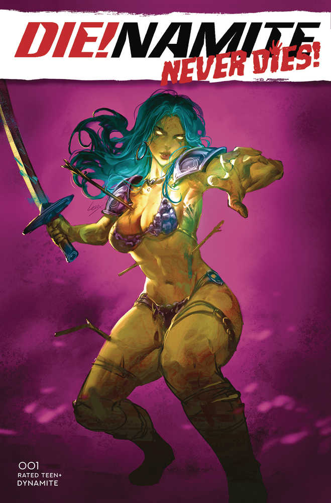 Die!Namite Never Dies #1 Cover S Foc Leirix Ultraviolet | Odin's Place