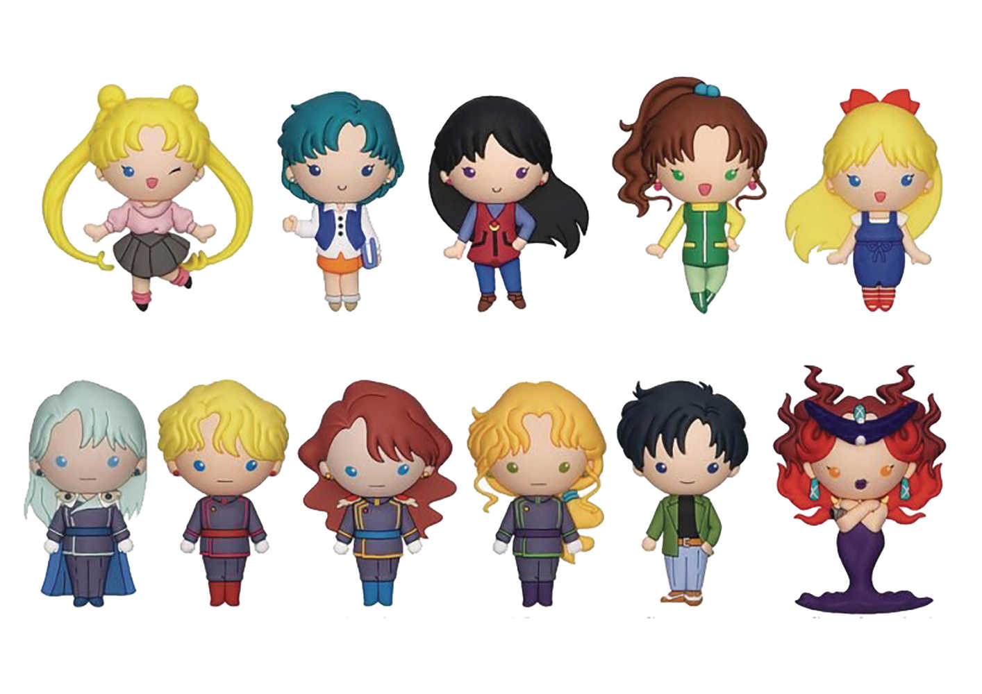 Sailor Moon Series5 24pc 3D Foam Bag Clip Blind Mystery Box Display | Odin's Place