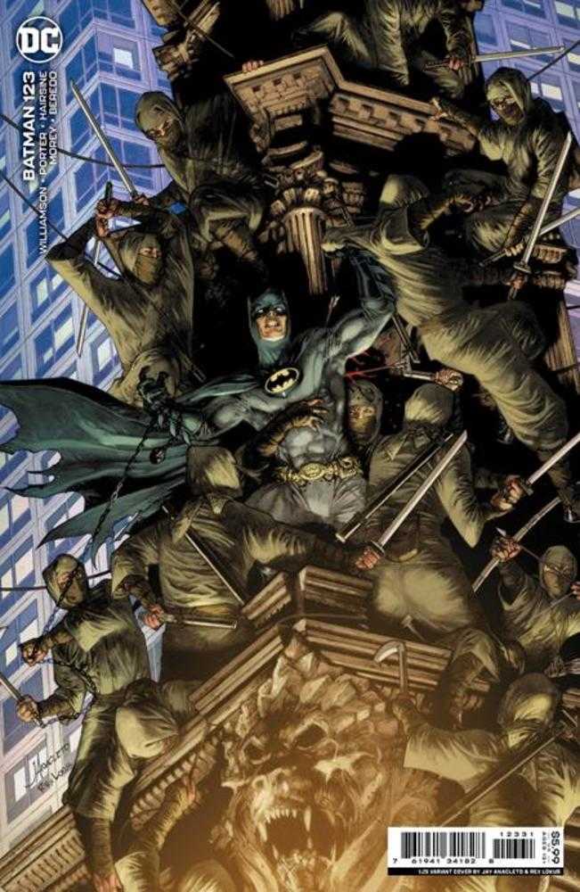 Batman #123 Cover C 1 in 25 Jay Anacleto Card Stock Variant (Shadow War) | Odin's Place