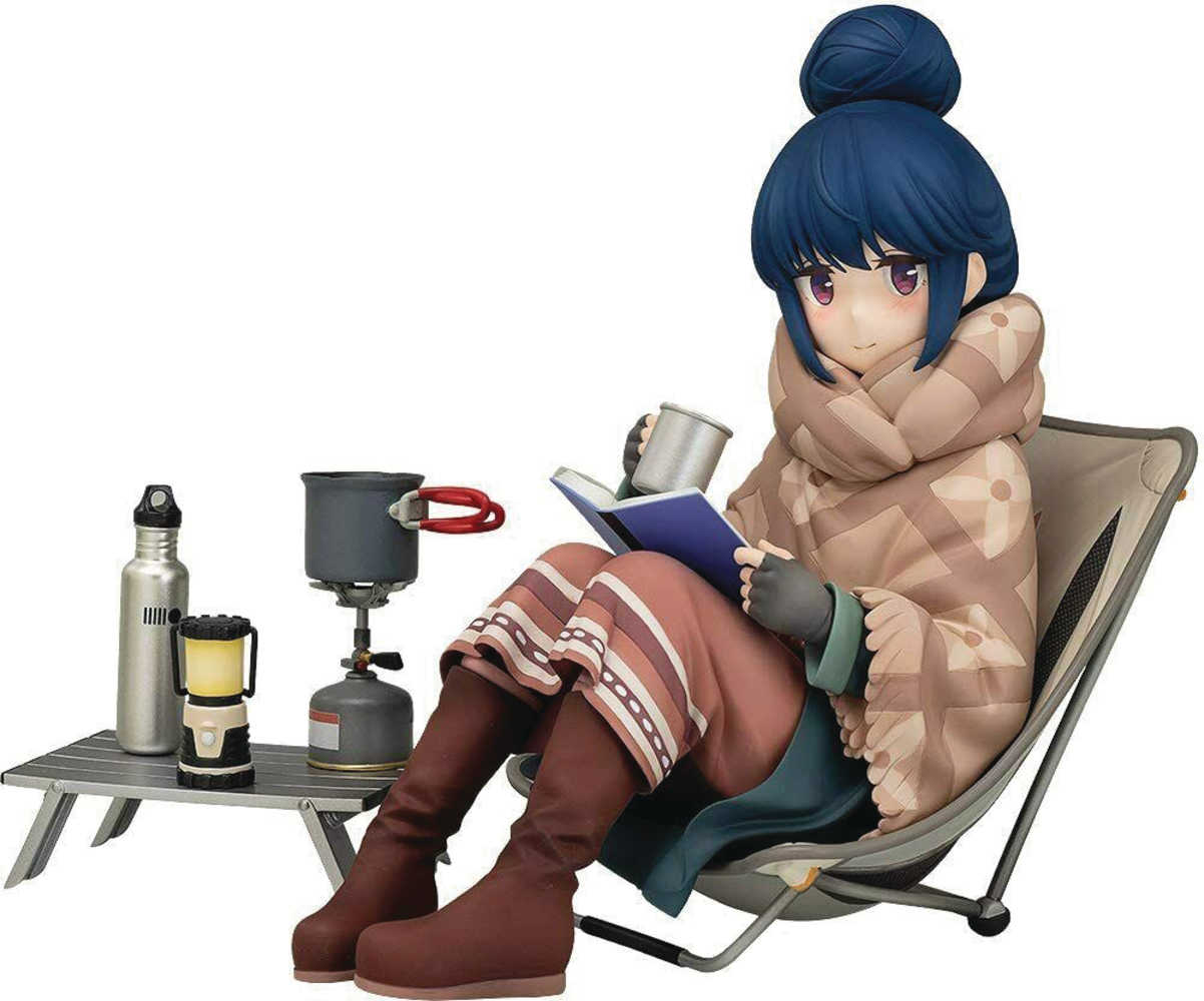Laid Back Camp Pop Up Parade Rin Shima PVC Figure | Odin's Place