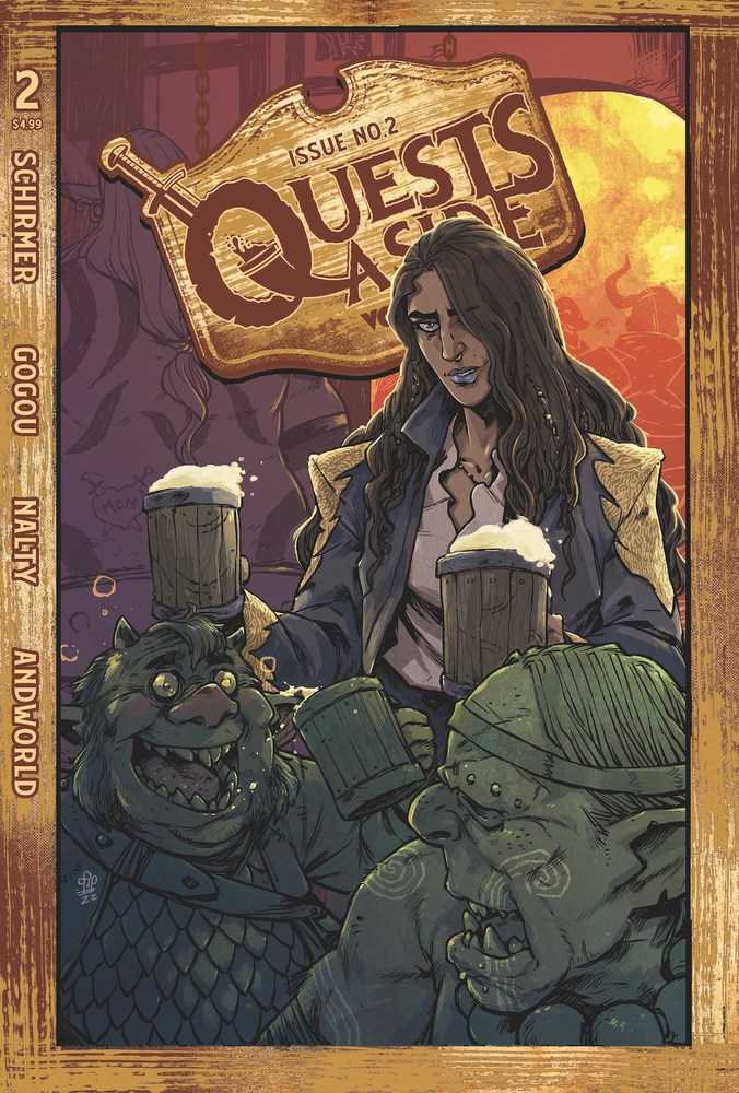 Quests Aside #2 Cover B Dialynas | Odin's Place
