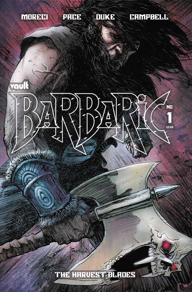 Barbaric Harvest Blades One Shot Cover B Pace | Odin's Place