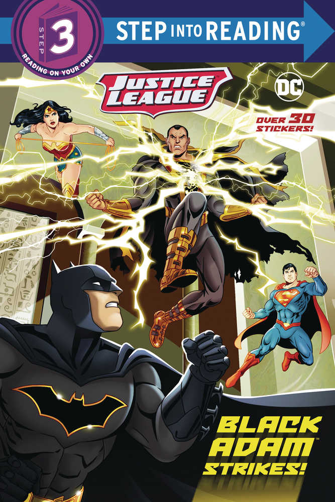 Justice League Black Adam Strike Step Into Reading Softcover | Odin's Place