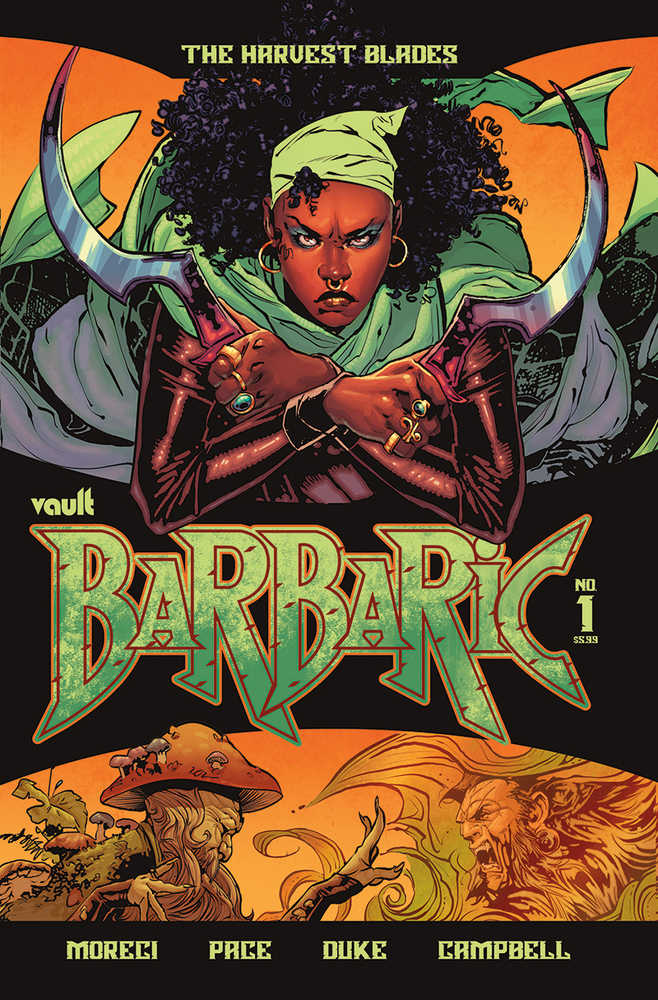 Barbaric Harvest Blades One Shot Cover A Gooden | Odin's Place