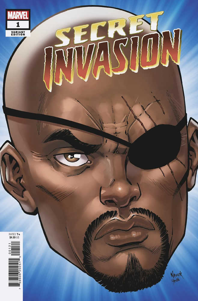 Secret Invasion #1 (Of 5) Nauck Headshot Variant | Odin's Place