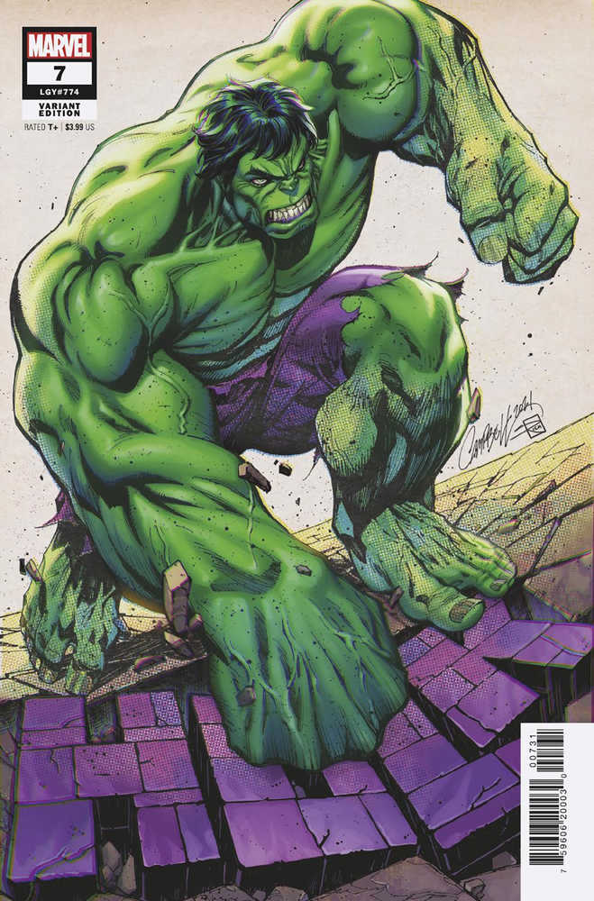 Hulk #7 Js Campbell Variant | Odin's Place