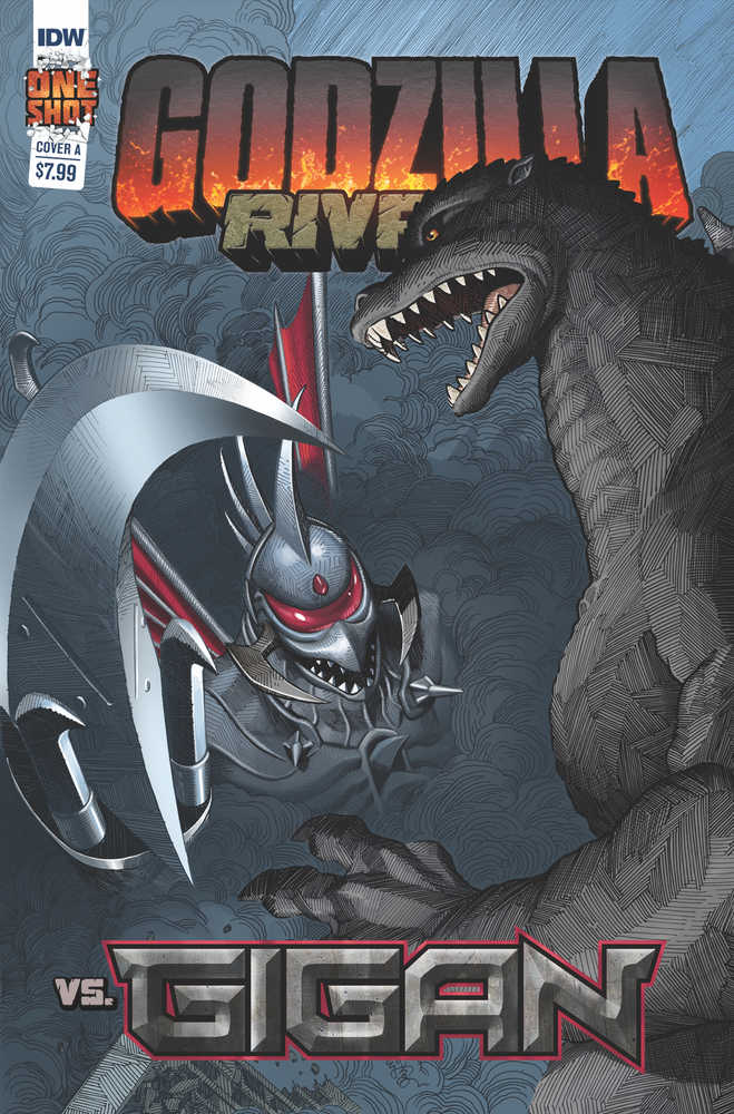 Godzilla Rivals vs Gigan One Shot Cover A Ej Su | Odin's Place