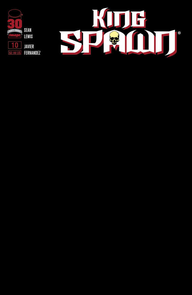 King Spawn #10 Cover B Blank Sketch Cover | Odin's Place