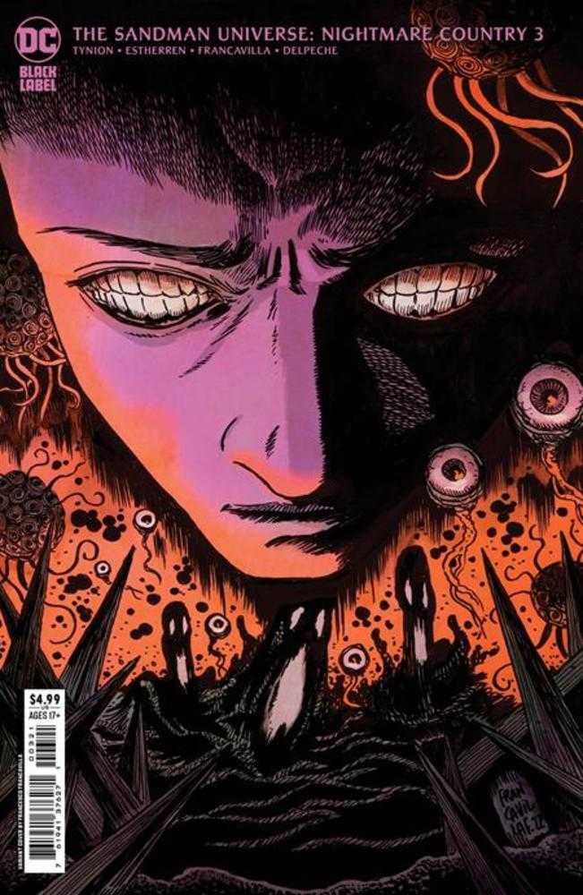 Sandman Universe Nightmare Country #3 Cover B Francesco Francavilla Card Stock Variant (Mature) | Odin's Place