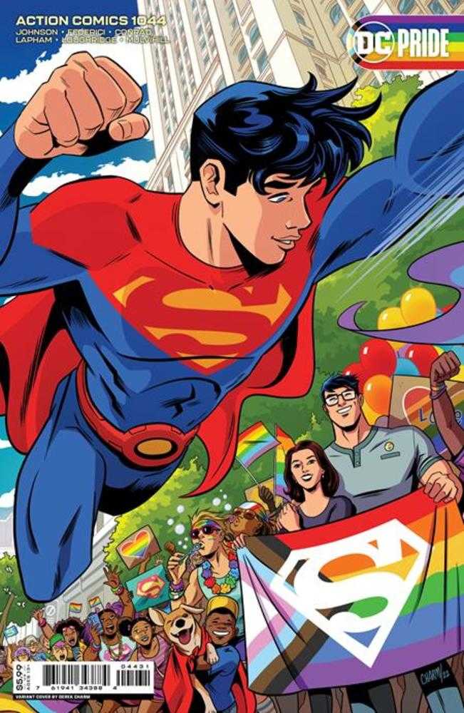 Action Comics #1044 Cover C Derek Charm Pride Month Card Stock Variant | Odin's Place