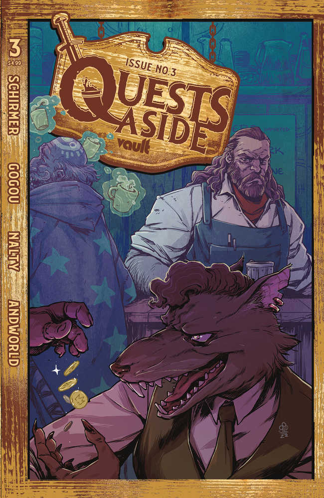 Quests Aside #3 Cover B Dialynas | Odin's Place