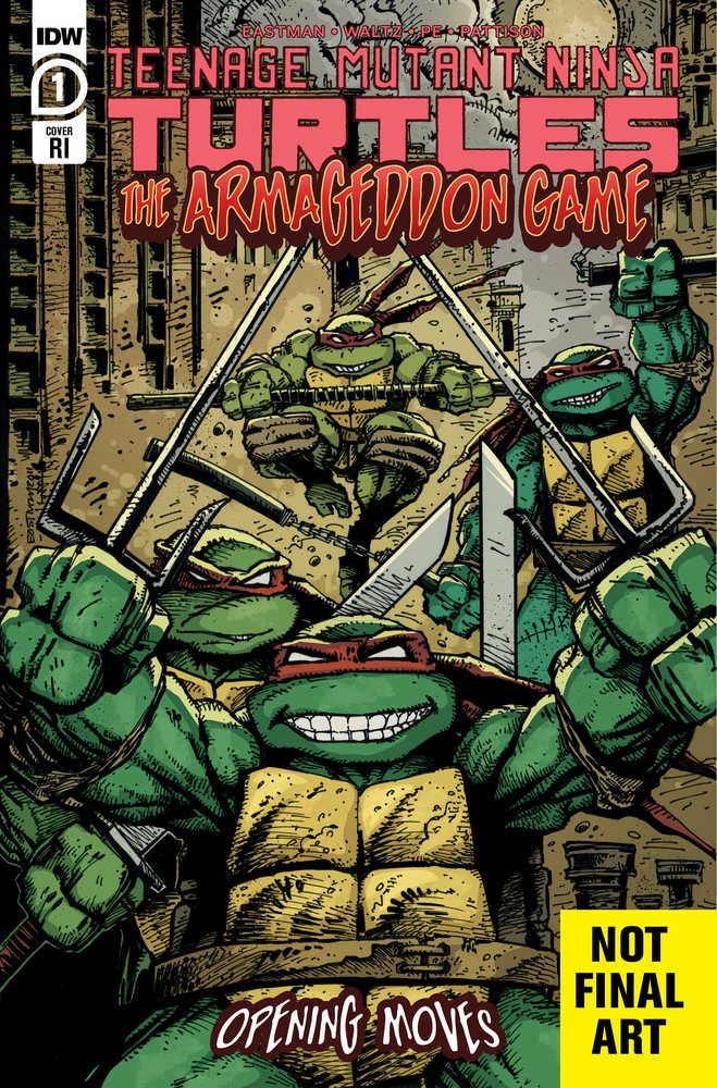 Teenage Mutant Ninja Turtles Armageddon Game Opening Moves #1 Cover B 10 Copy Variant Edition Eas | Odin's Place