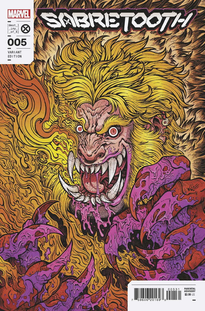 Sabretooth #5 (Of 5) Wolf Variant | Odin's Place