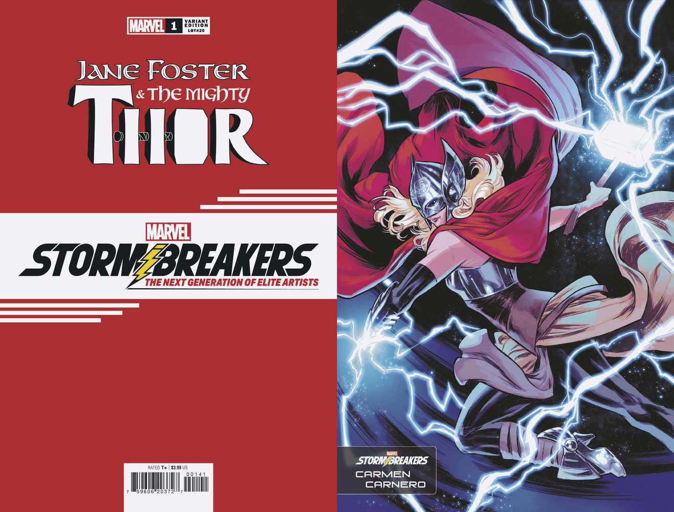 Jane Foster Mighty Thor #1 (Of 5) Carnero Stormbreakers Variant | Odin's Place