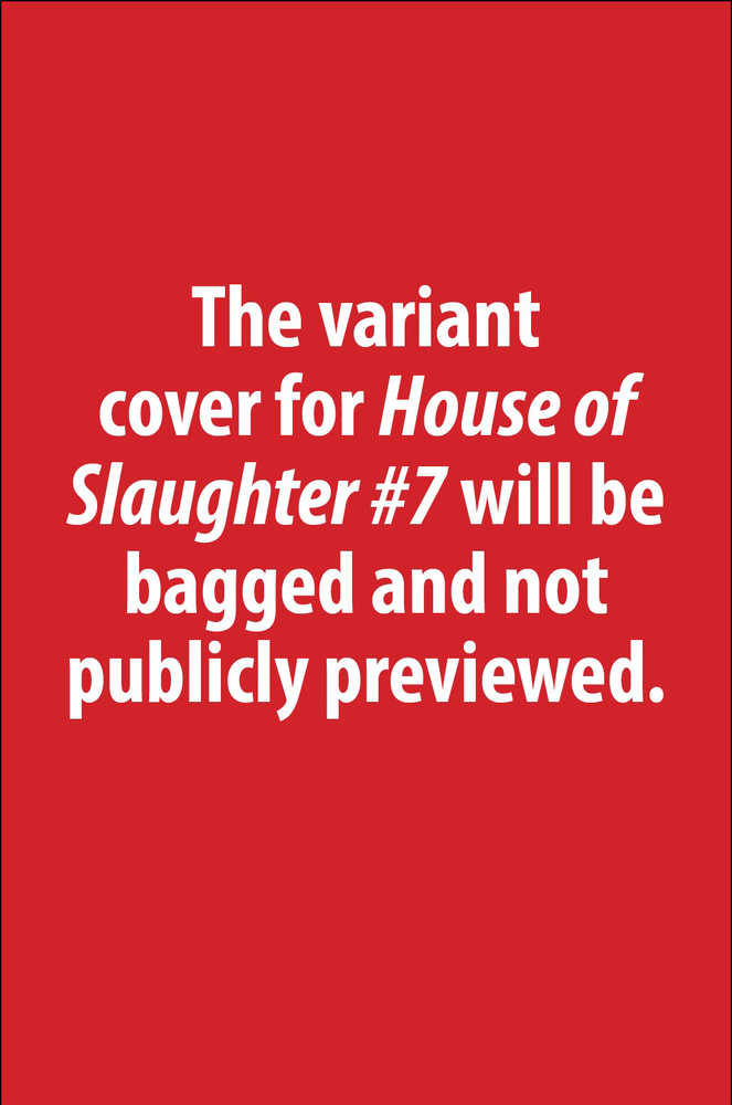 House Of Slaughter #7 Cover C Bodybag Variant Kago | Odin's Place