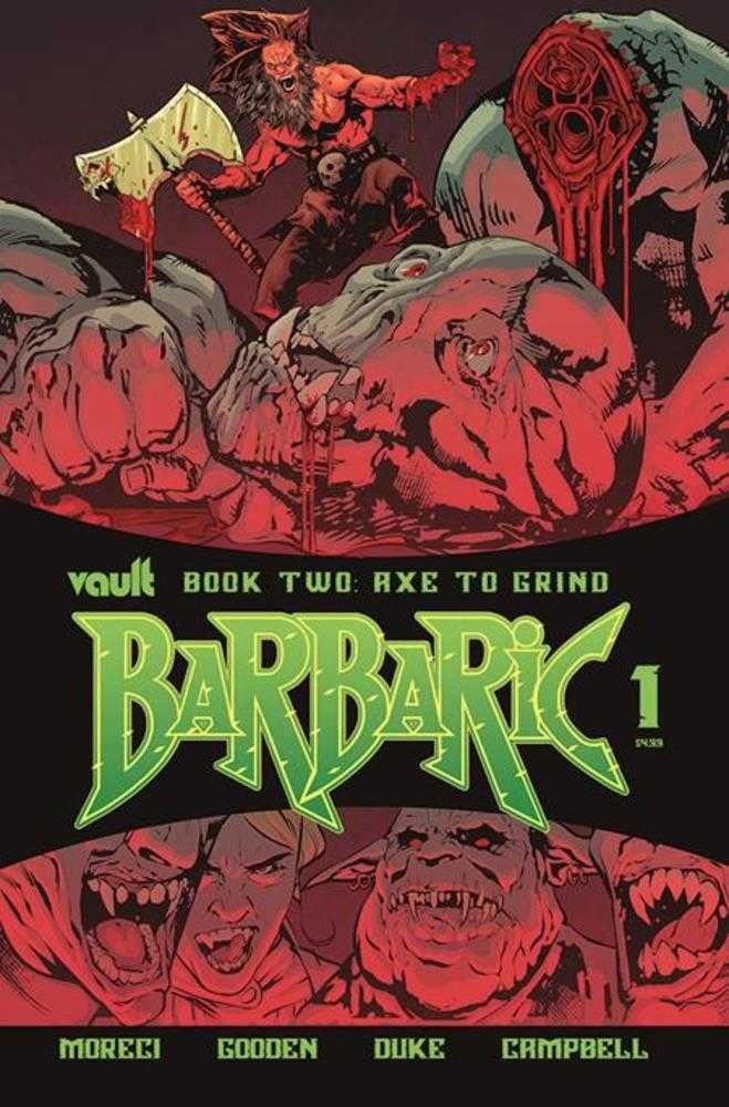 Barbaric Axe To Grind #1 Cover A Nathan Gooden | Odin's Place