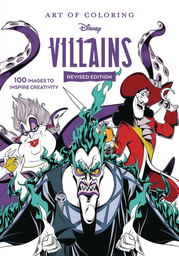 Art Of Coloring Disney Villains Softcover | Odin's Place