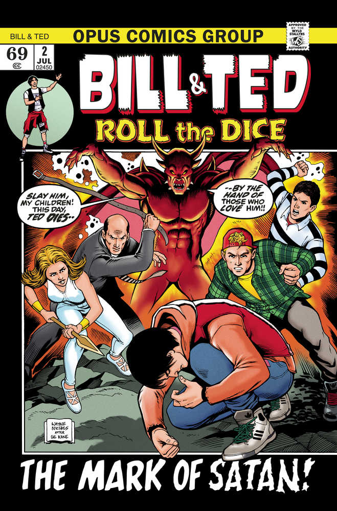 Bill & Ted Roll Dice #2 Cover C 5 Copy Variant Edition Nichols | Odin's Place