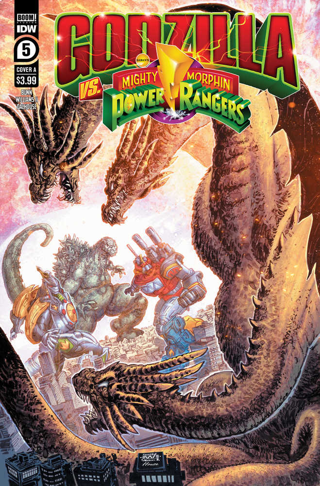 Godzilla vs Mmpr #5 (Of 5) Cover A Williams | Odin's Place