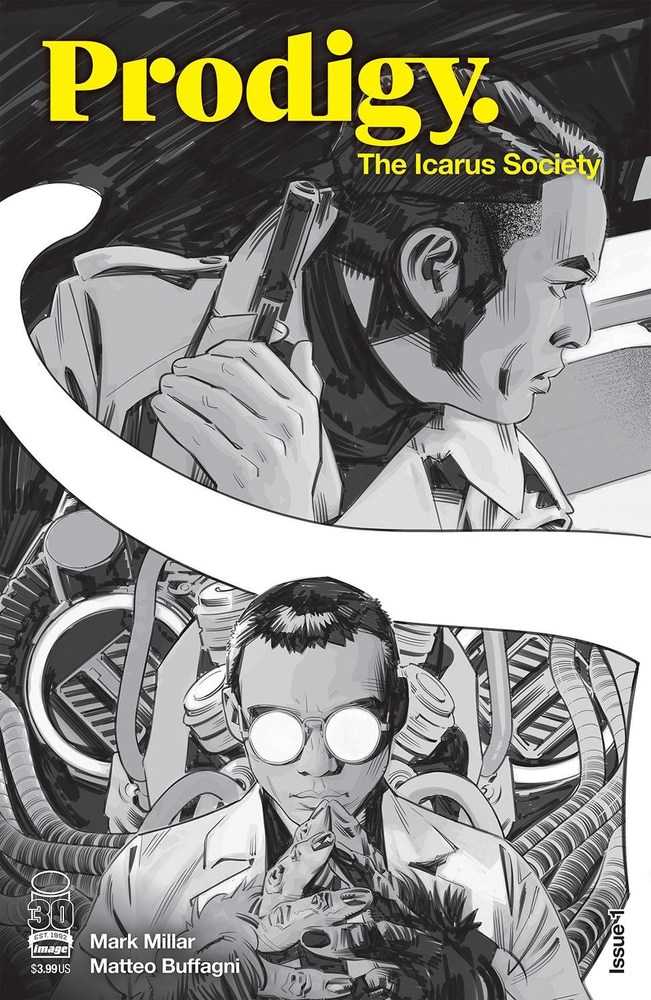 Prodigy Icarus Society #1 (Of 5) Cover B Buffagni Black & White (Mature) | Odin's Place