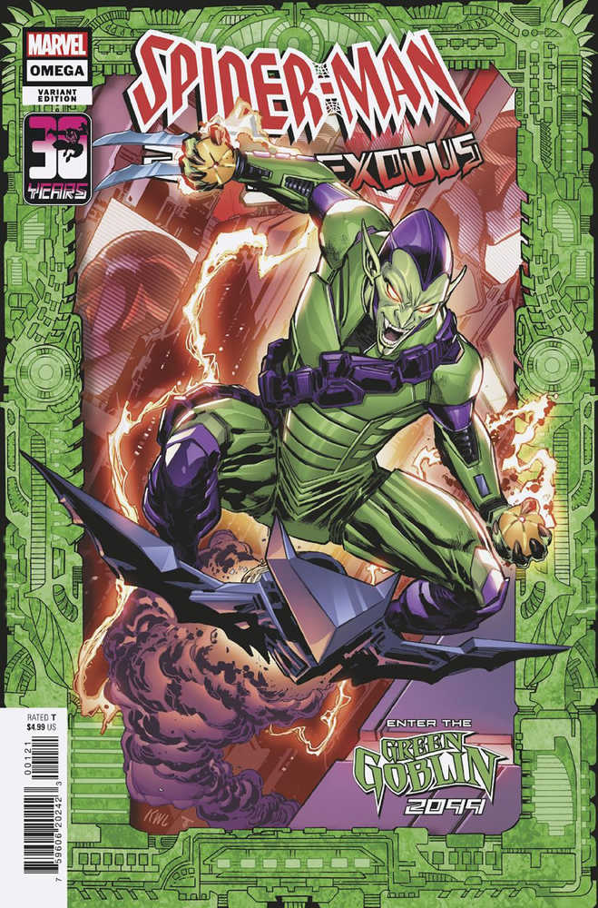 Spider-Man 2099 Exodus Omega #1 Lashley 2099 Frame Variant | Odin's Place