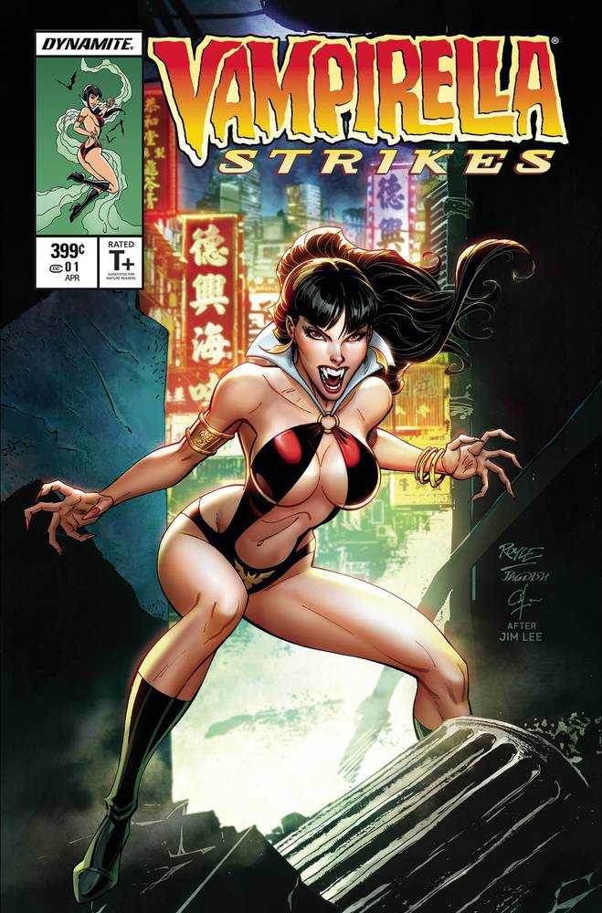 Vampirella Strikes #1 Cover Q Foc Bonus Jim Lee Homage | Odin's Place