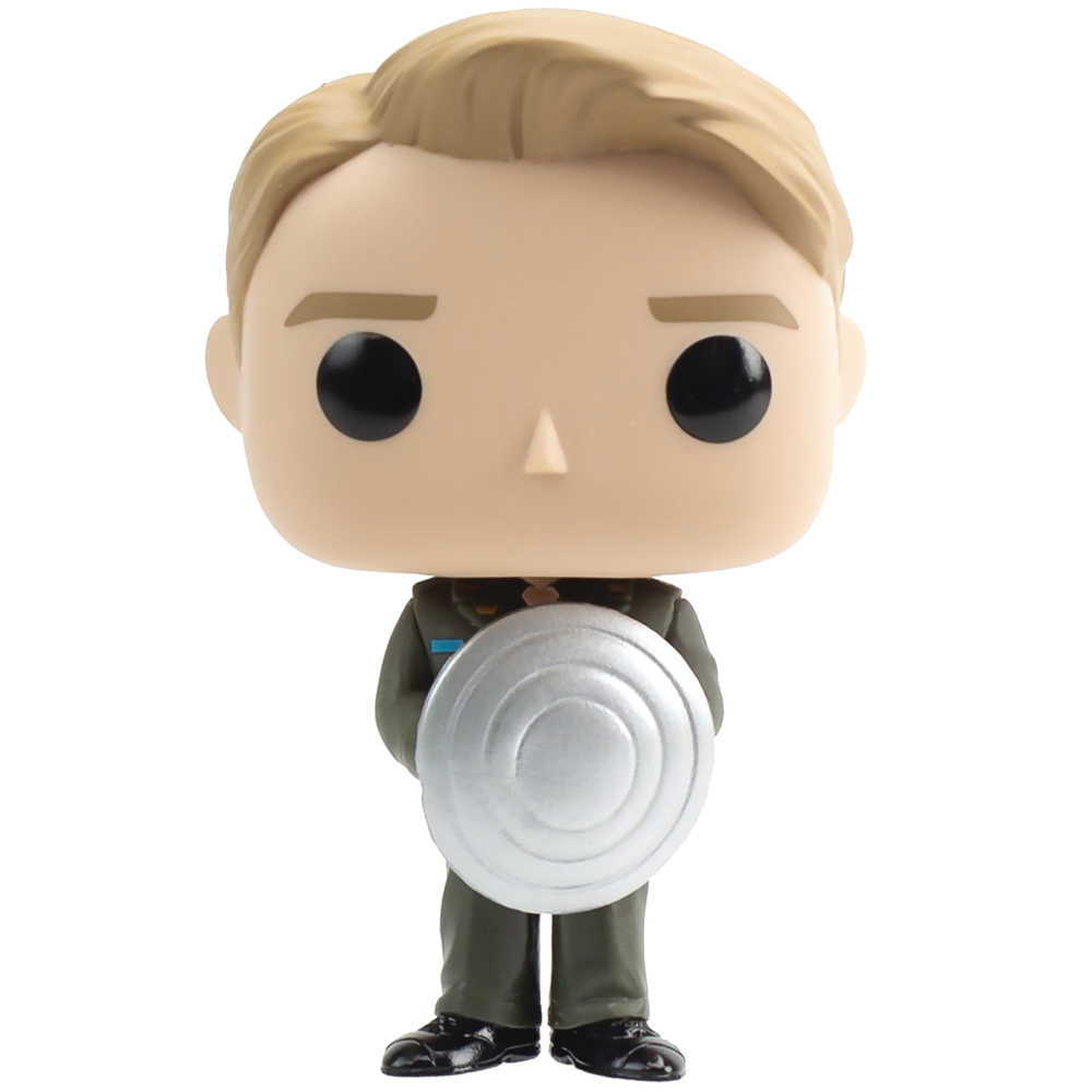 Marvel Captain America W/Prototype Shield Vinyl Pop Figure (Net | Odin's Place