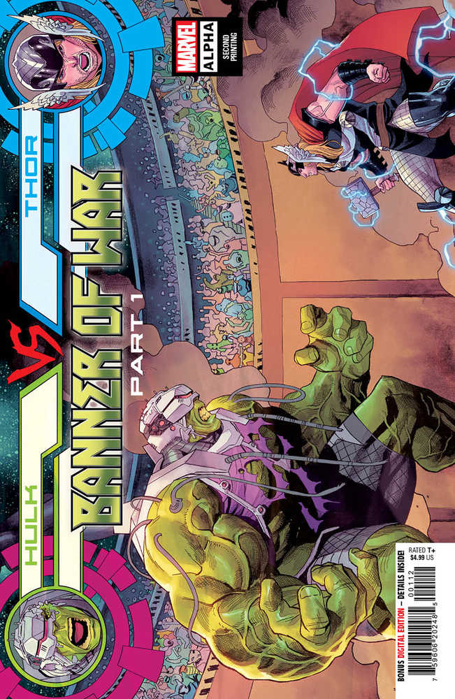 Hulk vs Thor Banner War Alpha #1 2ND Printing Coccolo Variant | Odin's Place