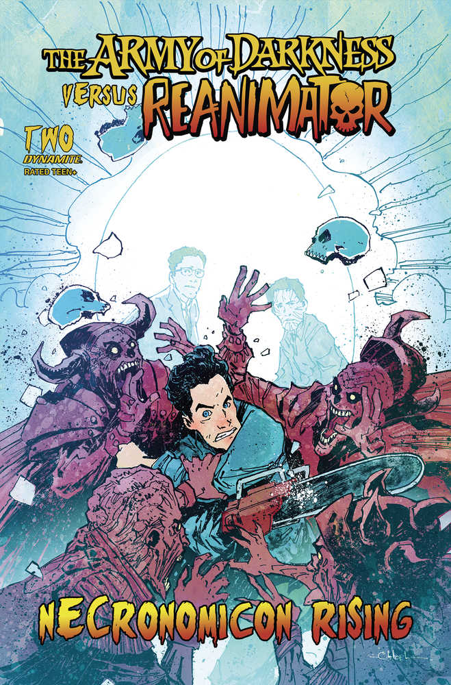 Aod vs Reanimator Necronomicon Rising #2 Cover B Mitten | Odin's Place