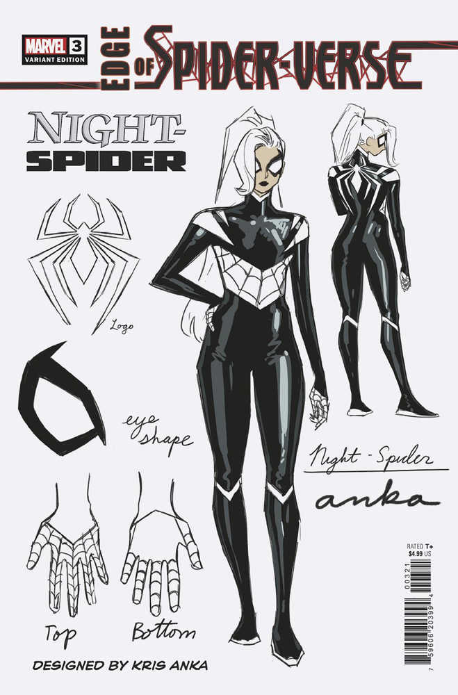Edge Of Spider-Verse #3 (Of 5) 10 Copy Variant Edition Anka Design Variant | Odin's Place