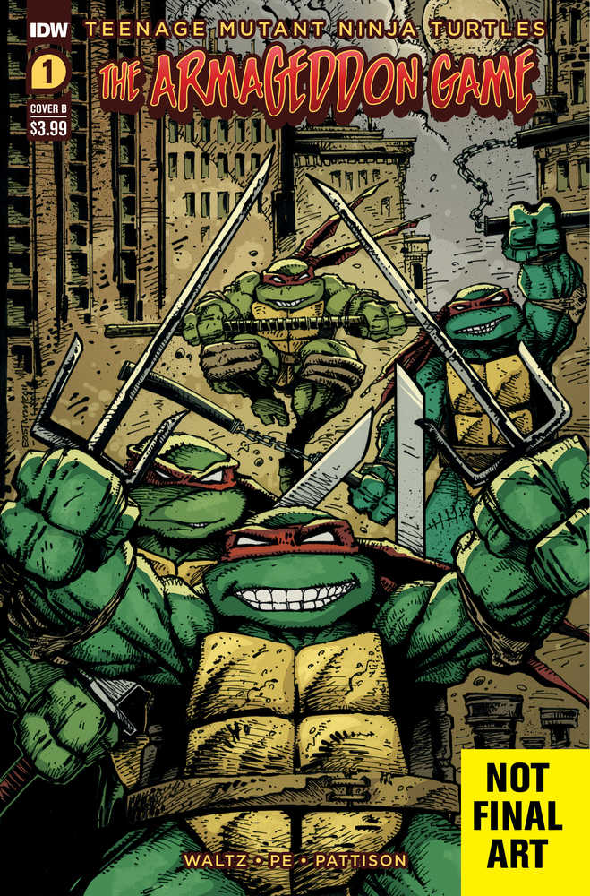 Teenage Mutant Ninja Turtles Armageddon Game #1 Cover B Eastman | Odin's Place