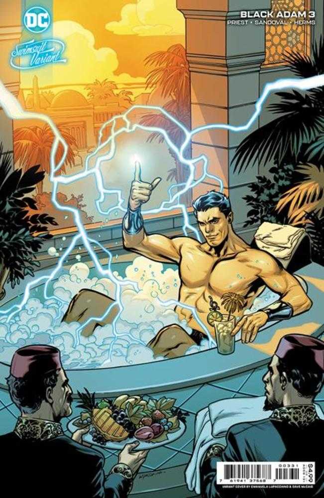 Black Adam #3 Cover D Emanuela Lupacchino Swimsuit Card Stock Variant | Odin's Place