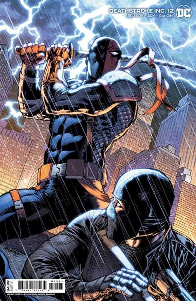 Deathstroke Inc #12 Cover B Jesus Merino Card Stock Variant | Odin's Place