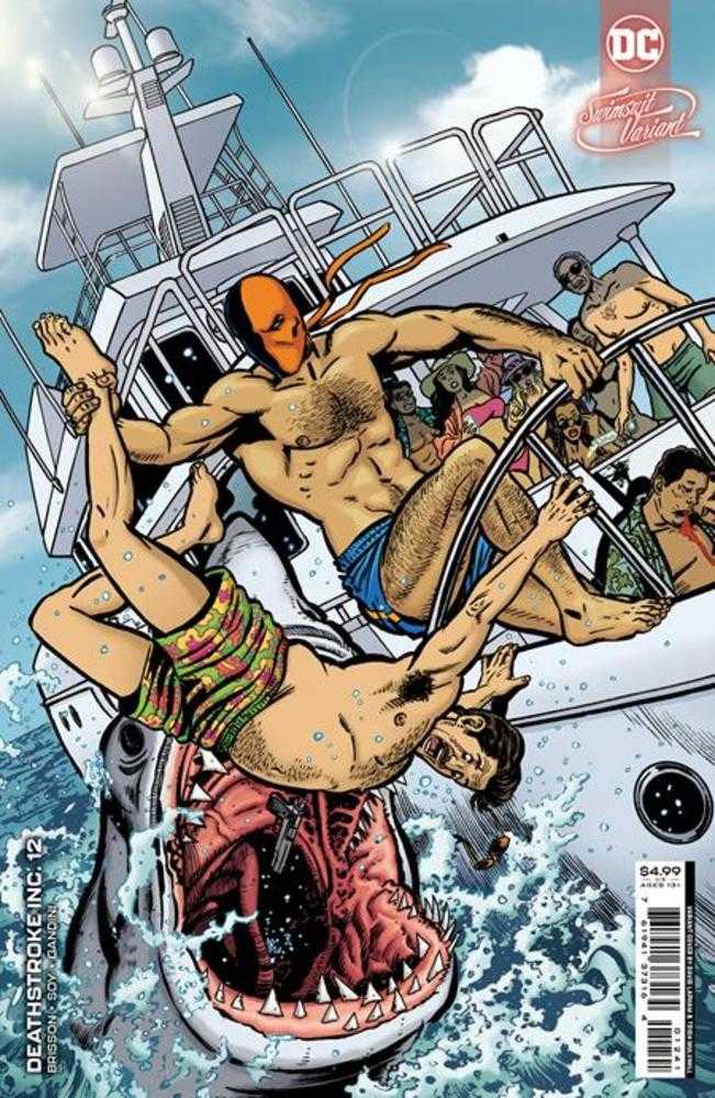 Deathstroke Inc #12 Cover C David Lapham Swimsuit Card Stock Variant | Odin's Place