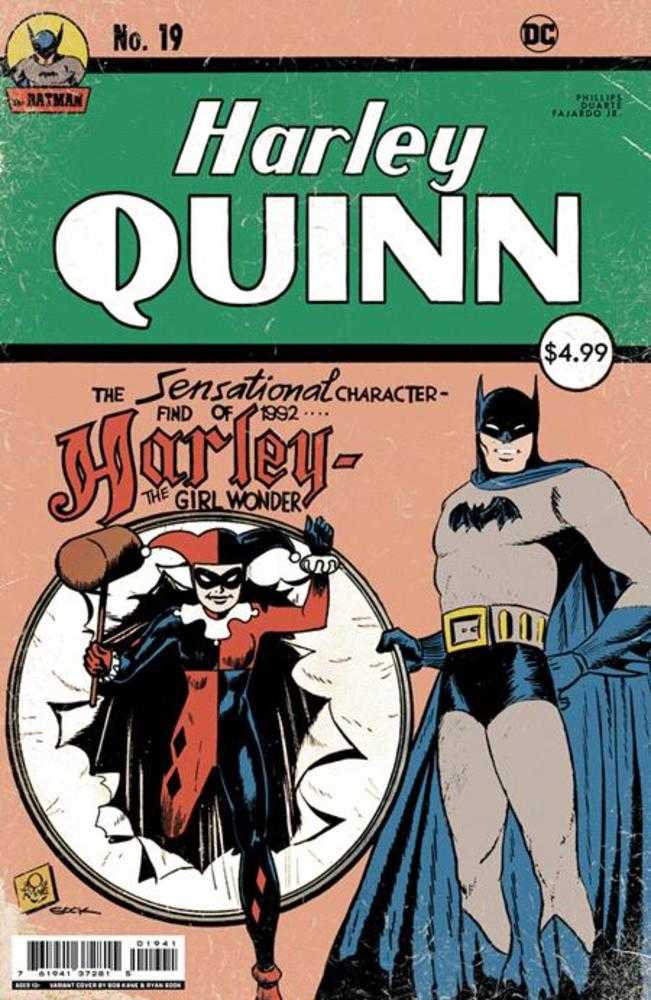 Harley Quinn #19 Cover C Ryan Sook Homage Card Stock Variant | Odin's Place