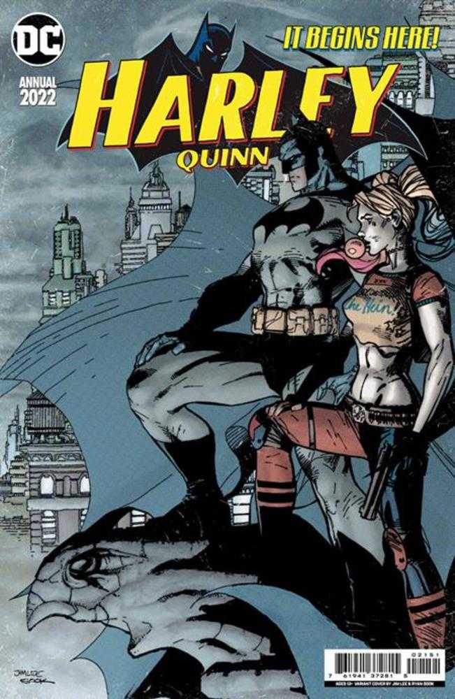 Harley Quinn 2022 Annual #1 (One Shot) Cover C Jim Lee & Ryan Sook Homage Card Stock Variant | Odin's Place