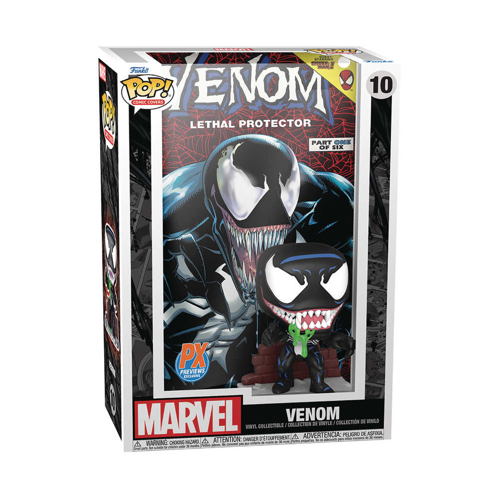 Pop Comic Cover Marvel Venom Lethal Protector V1 Previews Exclusive Vinyl Figure (C | Odin's Place
