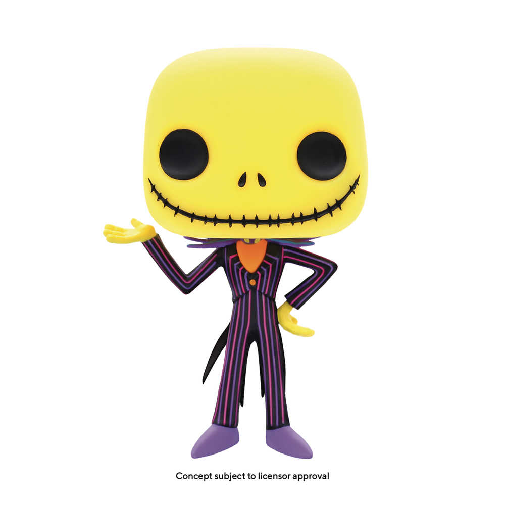 Pop Disney Nbx Blacklite Jack Vinyl Figure | Odin's Place