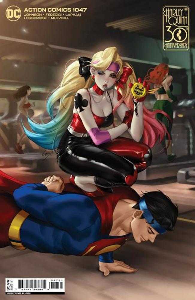 Action Comics #1047 Cover C Lesley Leirix Li Harley Quinn 30th Anniversary Card Stock Variant | Odin's Place
