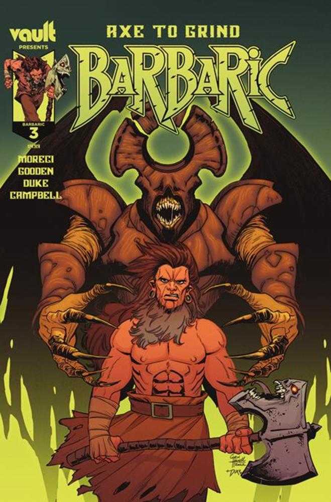Barbaric Axe To Grind #3 Cover B Corin Howell Variant | Odin's Place