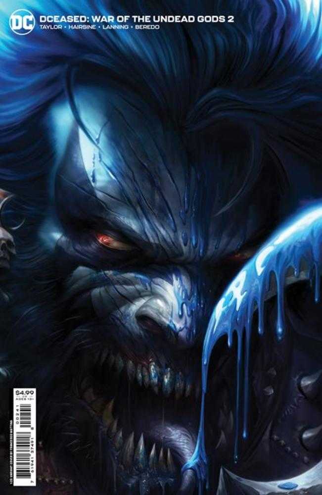 Dceased War Of The Undead Gods #2 (Of 8) Cover D 1 in 25 Francesco Mattina Card Stock Variant | Odin's Place