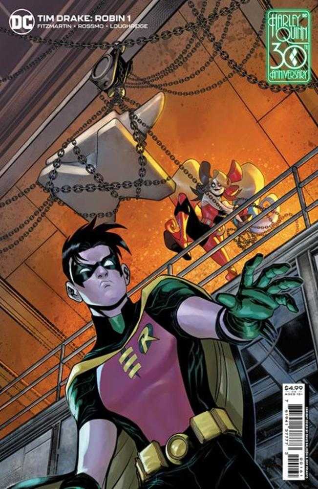 Tim Drake Robin #1 Cover C David Baldeon Harley Quinn 30th Anniversary Card Stock Variant | Odin's Place