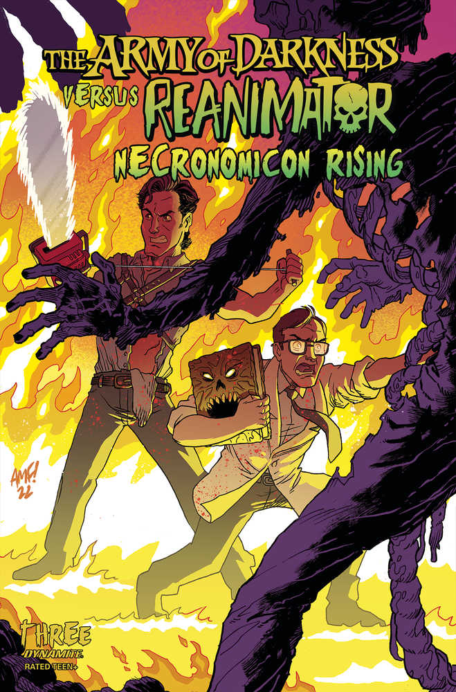Aod vs Reanimator Necronomicon Rising #3 Cover A Fleecs | Odin's Place