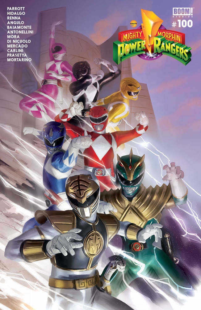 Mighty Morphin Power Rangers #100 Cover C Wrap Variant Mercado | Odin's Place